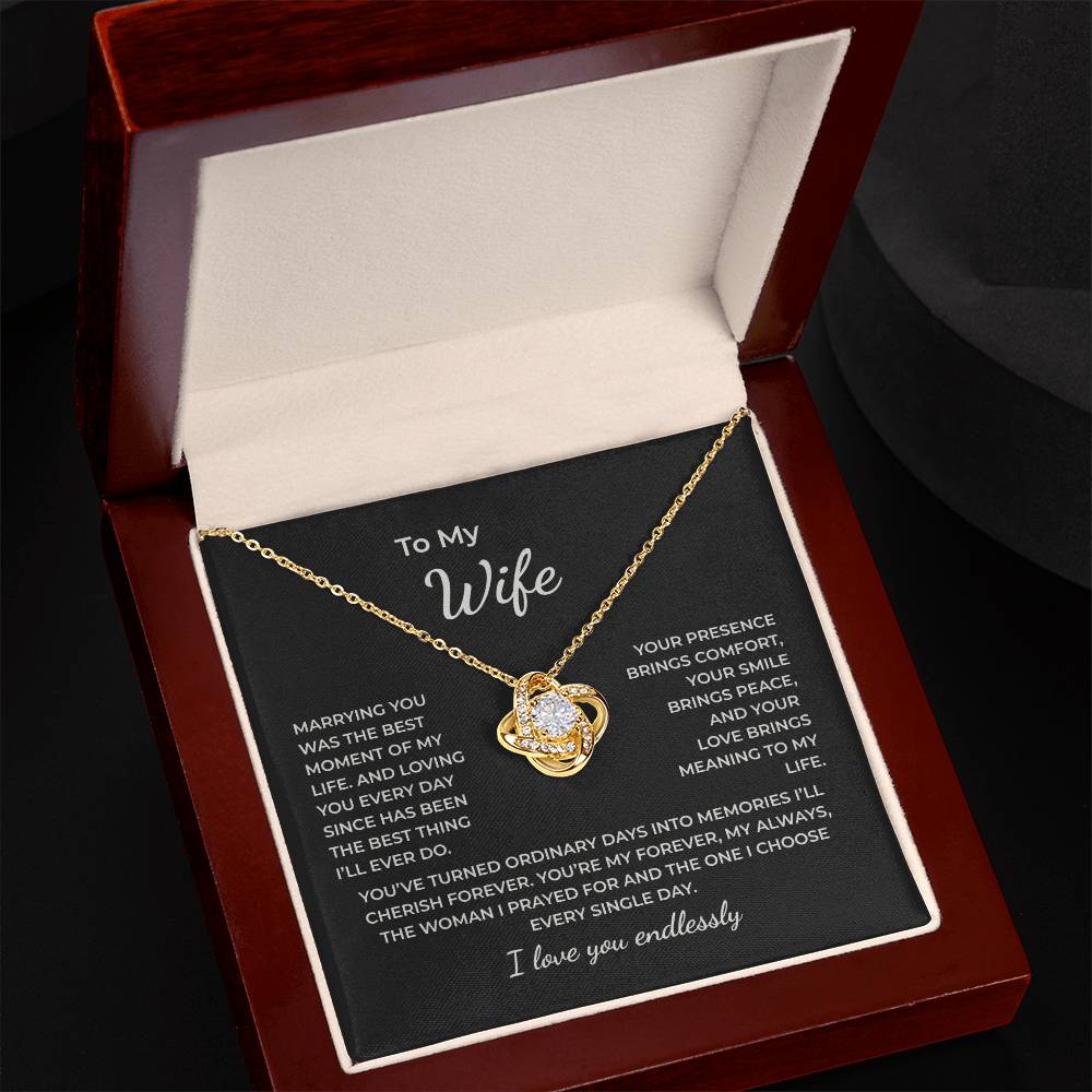 To My Wife – Loving You Every Day Is My Greatest Blessing Necklace
