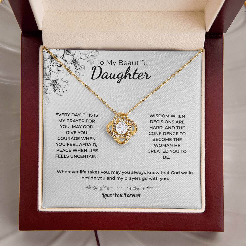 Love Knot Necklace – A Prayer for Daughter