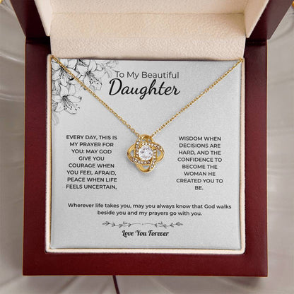 Love Knot Necklace – A Prayer for Daughter