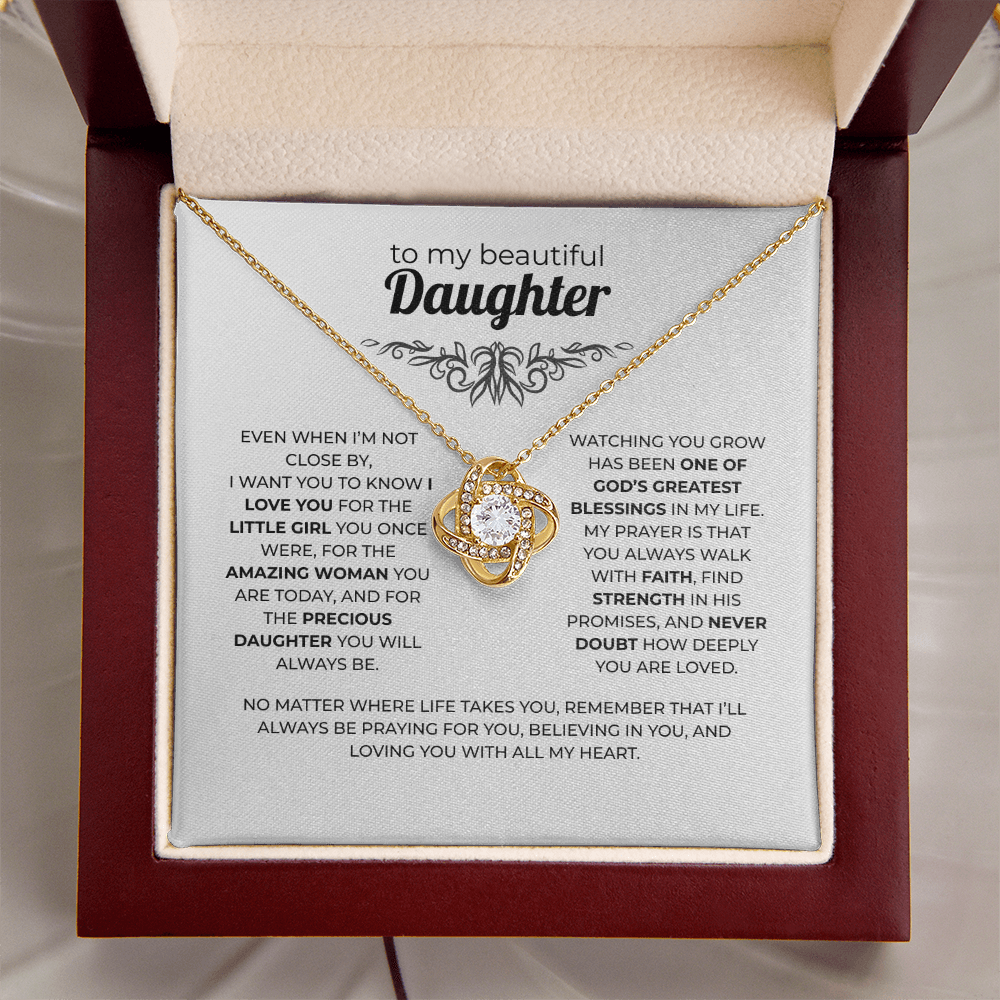 Daughter Necklace – God's Greatest Blessing