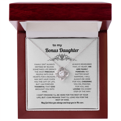 Bonus Daughter Necklace – God Brought You