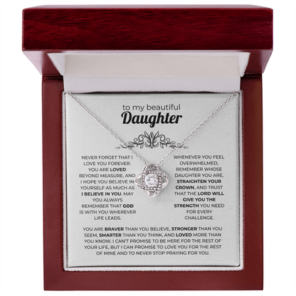 Daughter Necklace – Loved Beyond Measure