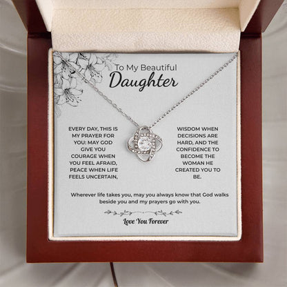 Love Knot Necklace – A Prayer for Daughter
