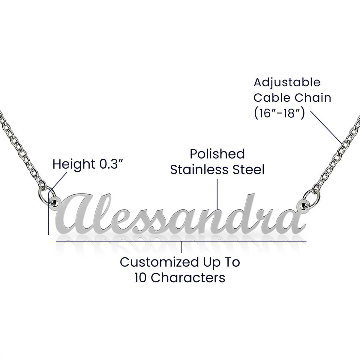 "Some Dads Have Beautiful Daughters" Gift From Dad - Name Necklace