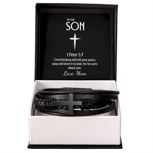 Faith Bracelet for Son – Leave It to God