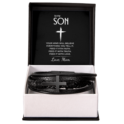 Faith Bracelet for Son – Feed it With Faith