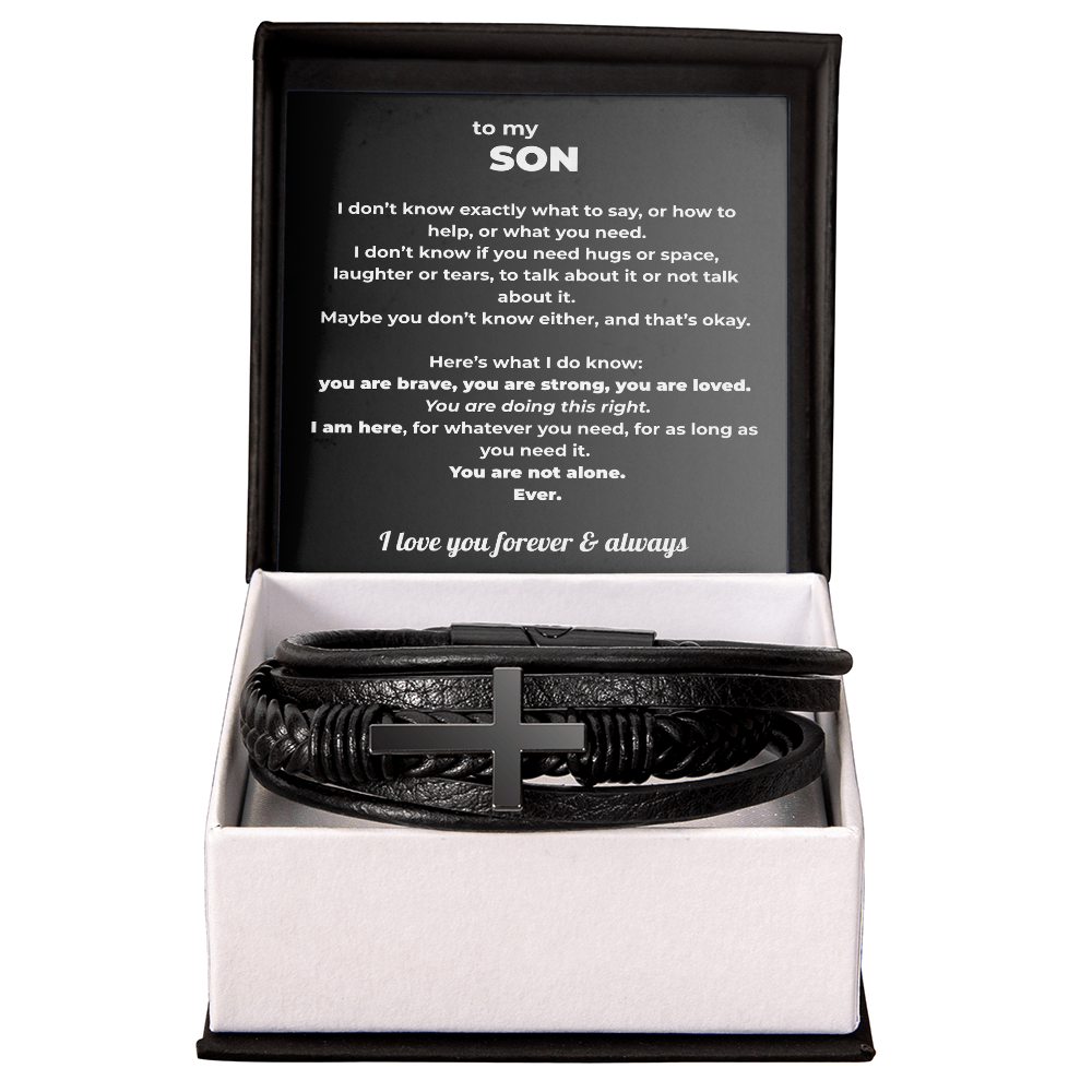 Faith Bracelet for Son – You Are Not Alone