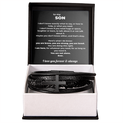 Faith Bracelet for Son – You Are Not Alone