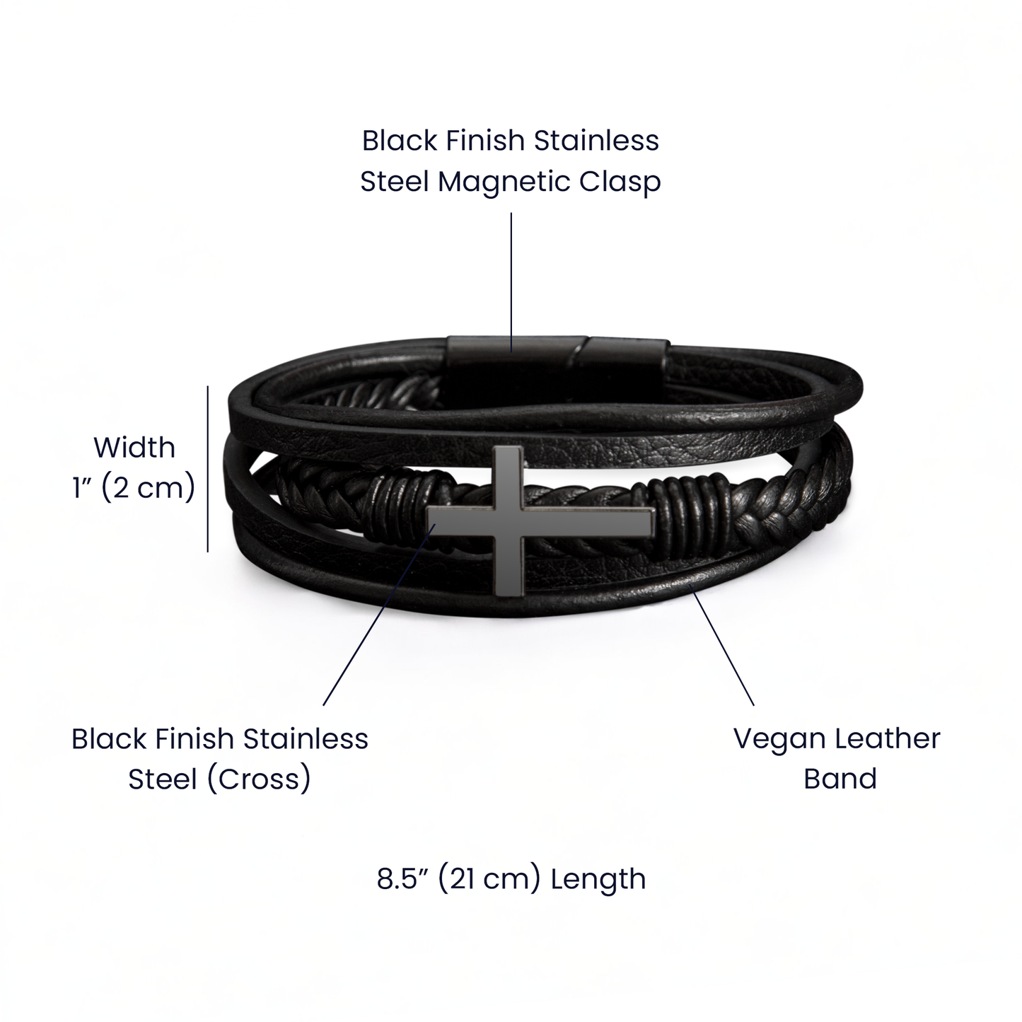 Faith Bracelet for Son – Leave It to God