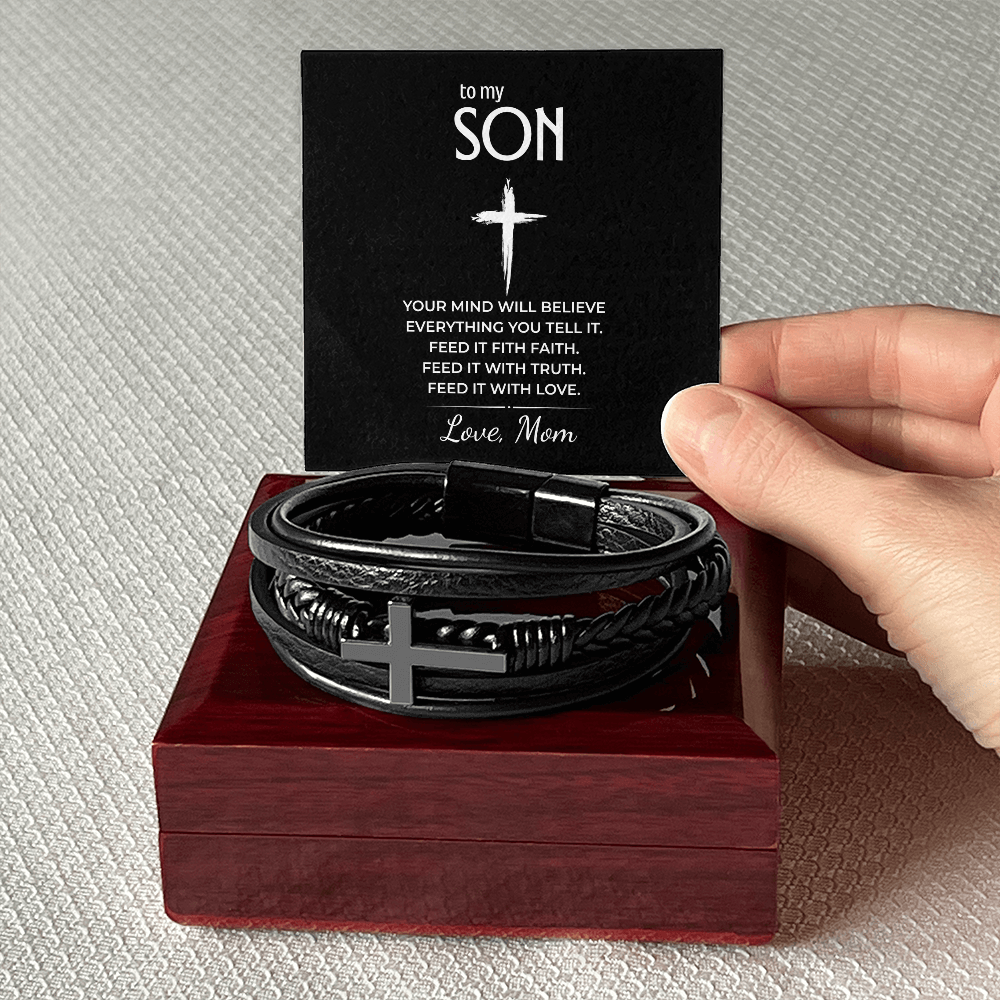 Faith Bracelet for Son – Feed it With Faith