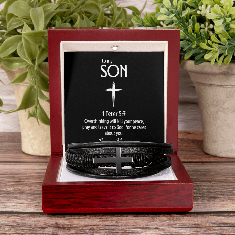 Faith Bracelet for Son – Leave It to God
