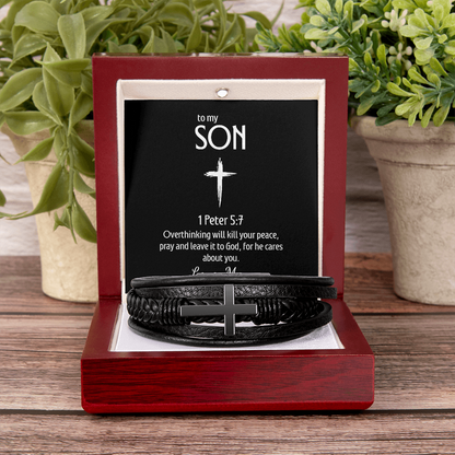 Faith Bracelet for Son – Leave It to God