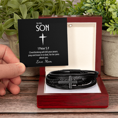 Faith Bracelet for Son – Leave It to God