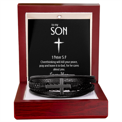Faith Bracelet for Son – Leave It to God