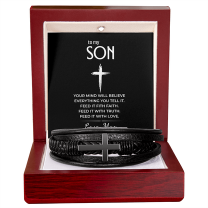 Faith Bracelet for Son – Feed it With Faith