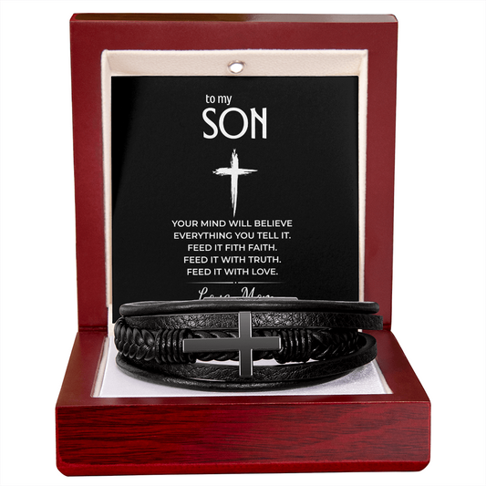 Faith Bracelet for Son – Feed it With Faith
