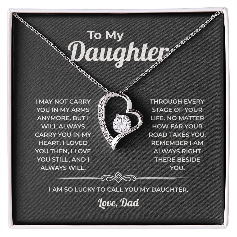 "I Loved You Then, I Love You Still" Gift From Dad - Forever Love Heart Necklace