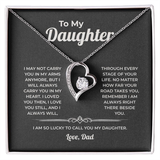 "I Loved You Then, I Love You Still" Gift From Dad - Forever Love Heart Necklace
