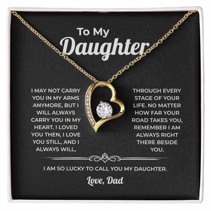 "I Loved You Then, I Love You Still" Gift From Dad - Forever Love Heart Necklace