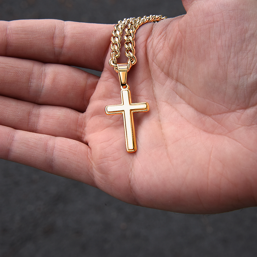 Cross Necklace for Man – You Give Me Butterflies