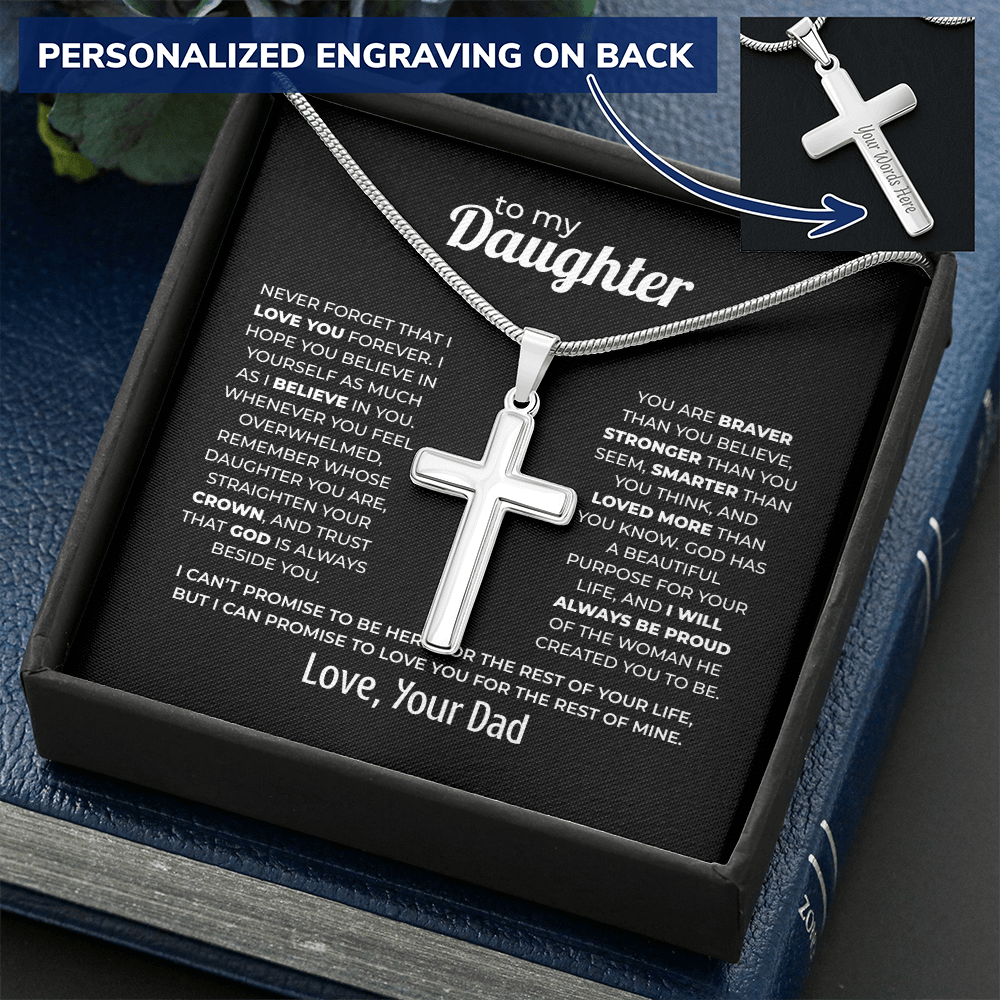 Cross Necklace for Daughter – Love You Forever