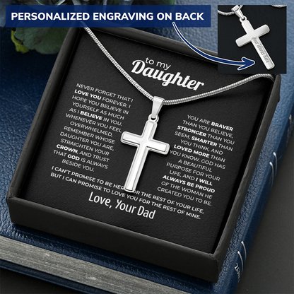 Cross Necklace for Daughter – Love You Forever