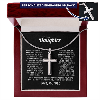 Cross Necklace for Daughter – Love You Forever
