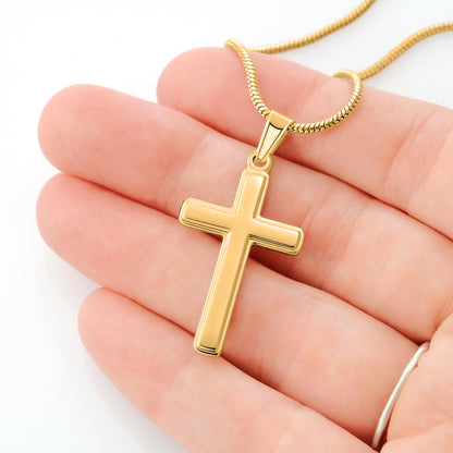 To My Daughter – Personalized Cross Necklace Gift