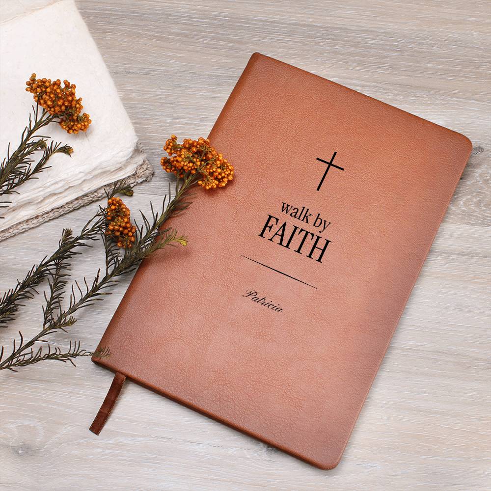Personalized Faith Journal – Walk by Faith