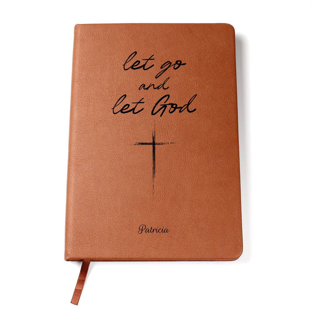 Personalized Faith Journal – Let Go and Let God