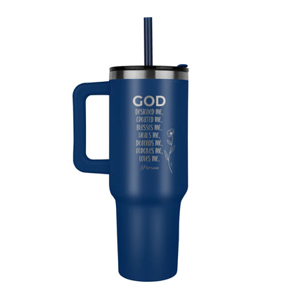 Personalized Faith Tumbler – God Designed Me
