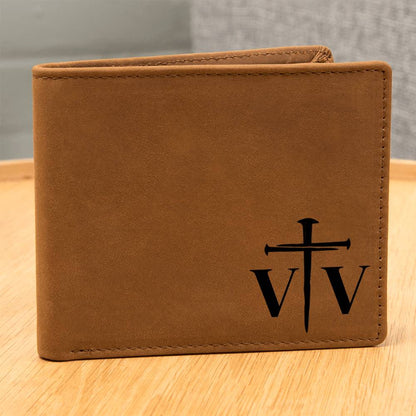 Personalized Faith Wallet Gift – Faith Strength Honor